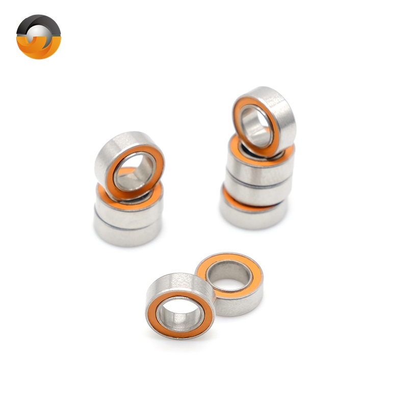 2 buah SMR74 2RS 4x7x2.5mm gul - Fly Reel ulasan dan harga